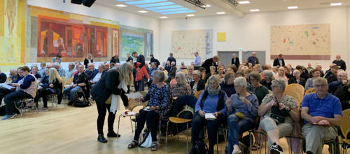 Fundraising-aften i Tarm, sep. 2019. Situationsbillede. foto: MereteJensen